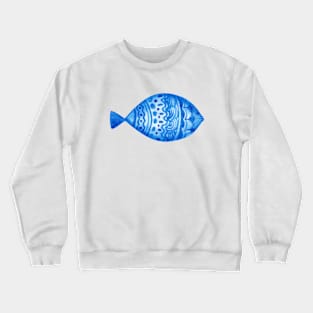 Blue fish Crewneck Sweatshirt